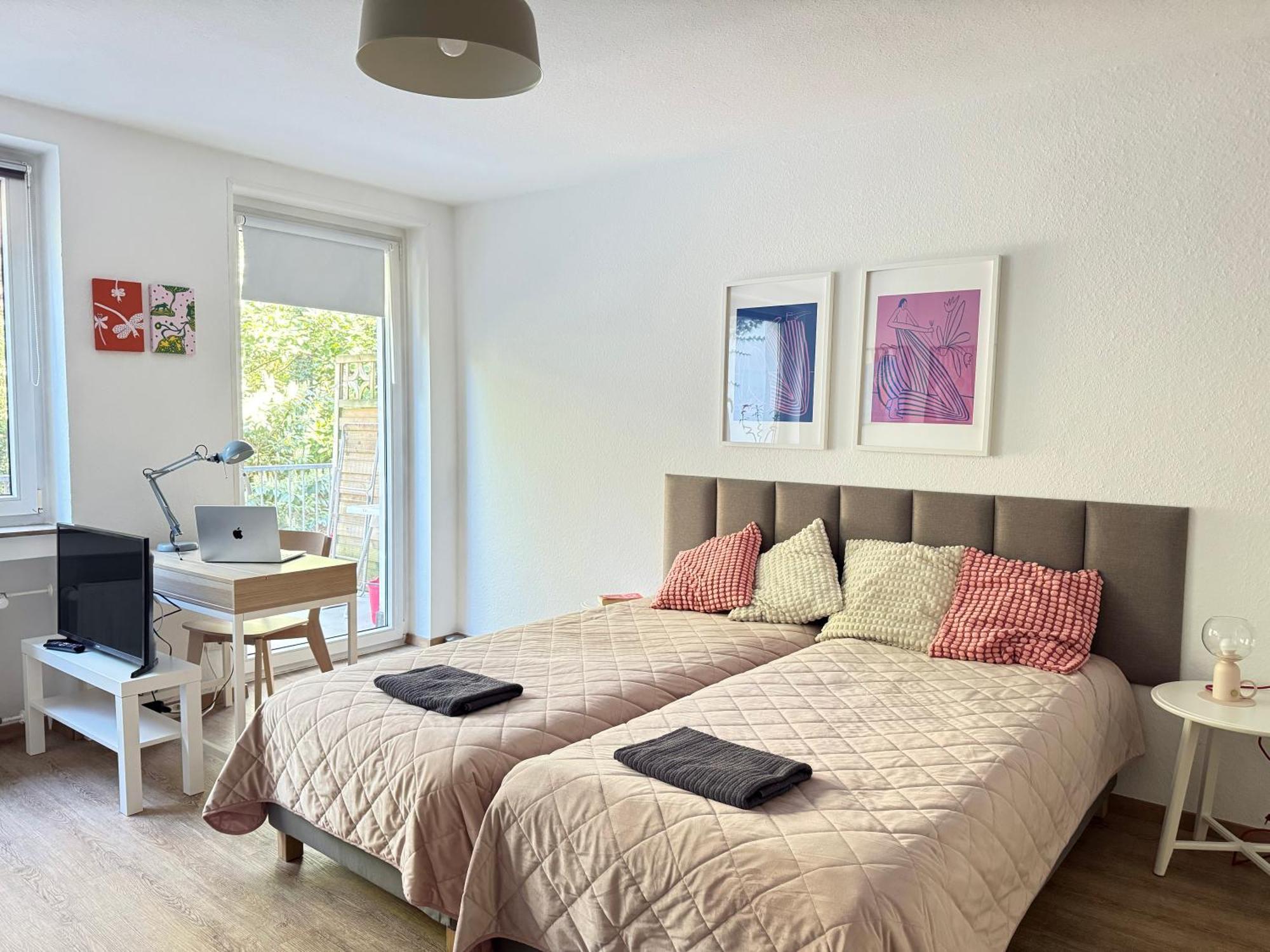 Central Apartment With Terrace And A Free Parking ドゥイスブルグ エクステリア 写真